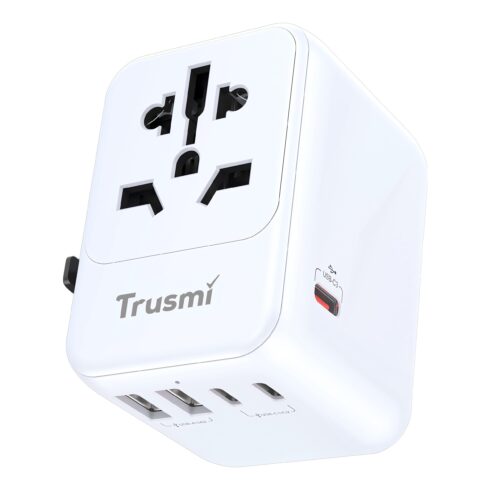 35W Reisadapter 3C2A Oplader UK/VS/EU/AU Wit