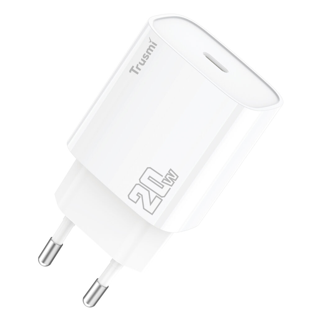 Trusmi PD 20W USB-C SNELLE lader (EU) Wit