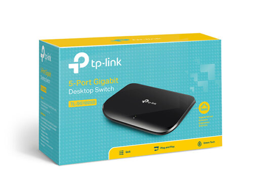 TP-LINK-TL-SG1005D 5-Port Gigabit Netwerk Switch