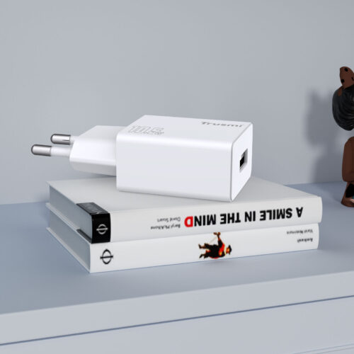 10,5W USB-A-oplader (EU) Wit - Afbeelding 3