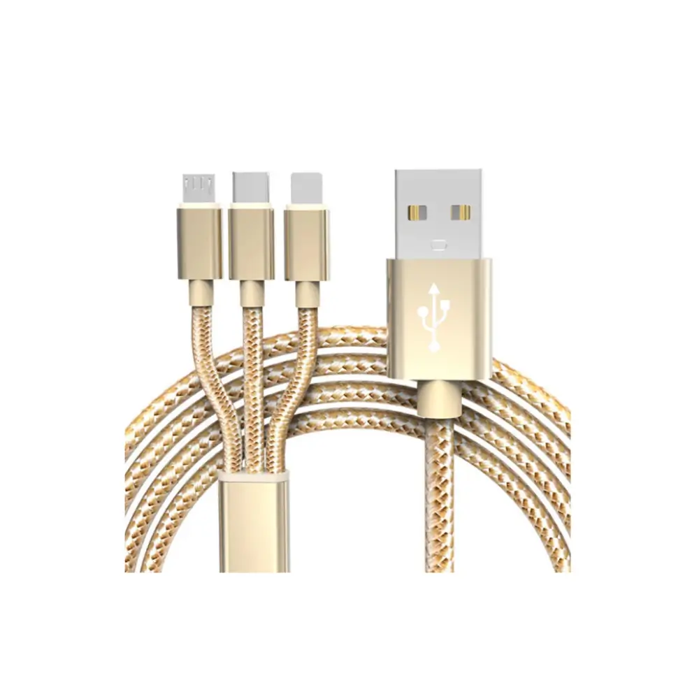 Bolongking 3-in-1 Oplaadkabel 2.4A