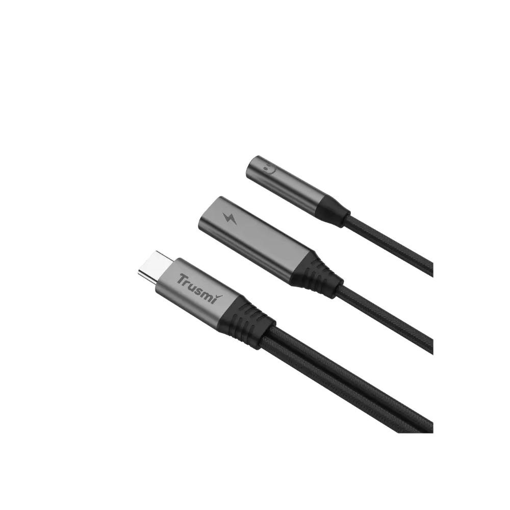 TRUSMI CA50-01 2-in-1 CC+3.5mm 4-Level Audio Kabel