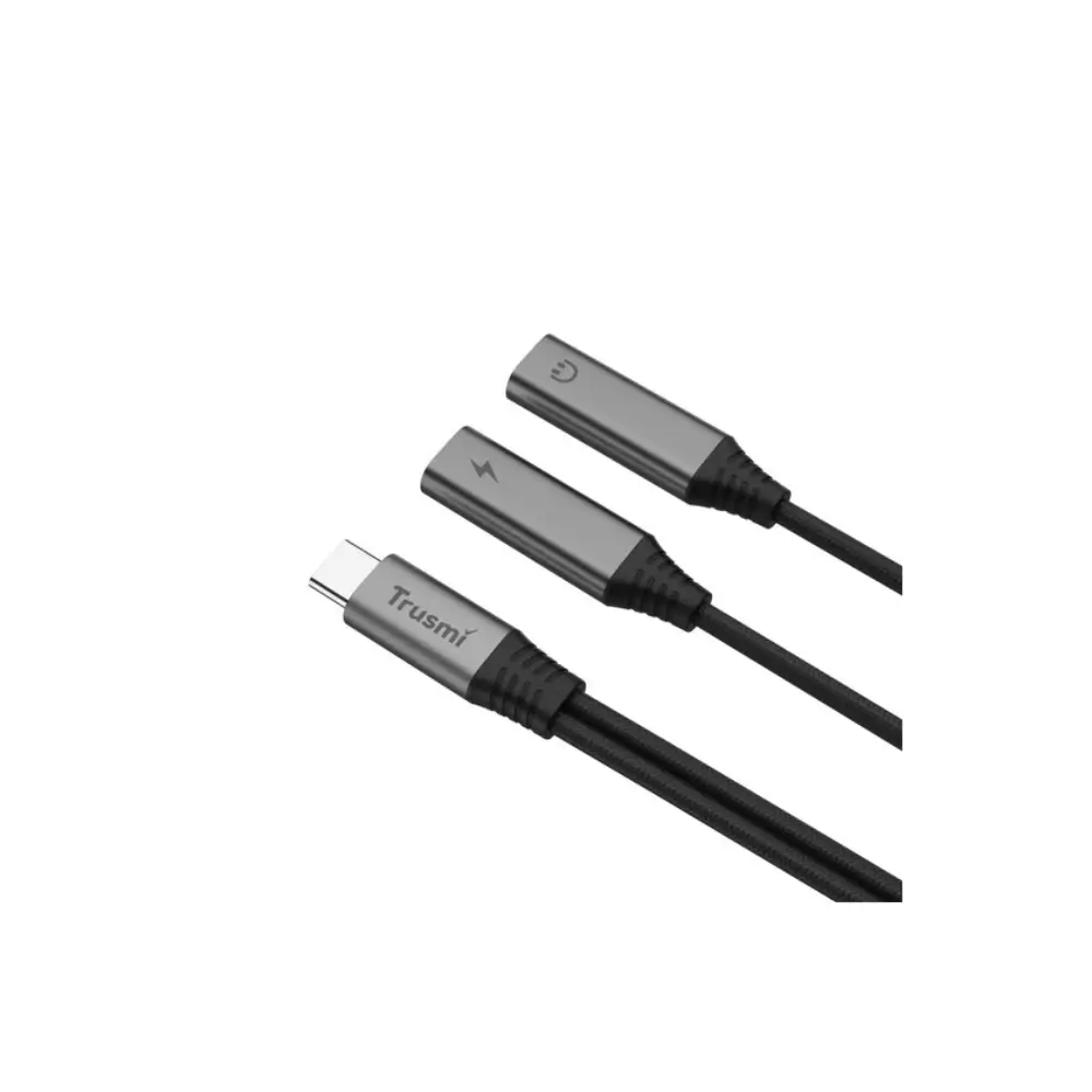 Trusmi USB-C naar DUAL USB-C splitter- adapter Kabel