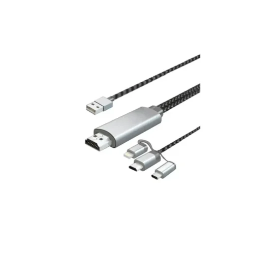 3-in-1 HDTV Cable voor Phone naar TV