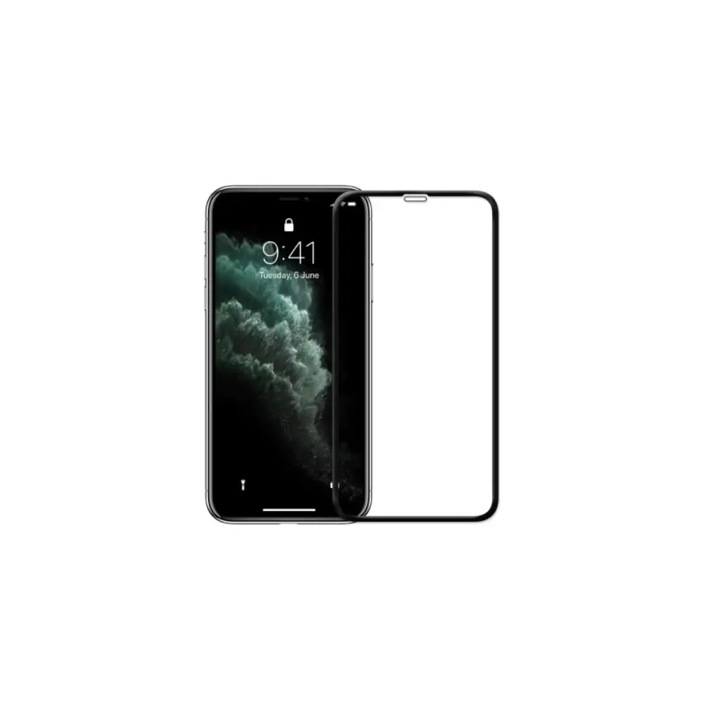 ELEMAX Tempered Glass Full Screen Coverage (iPhone XS Max)