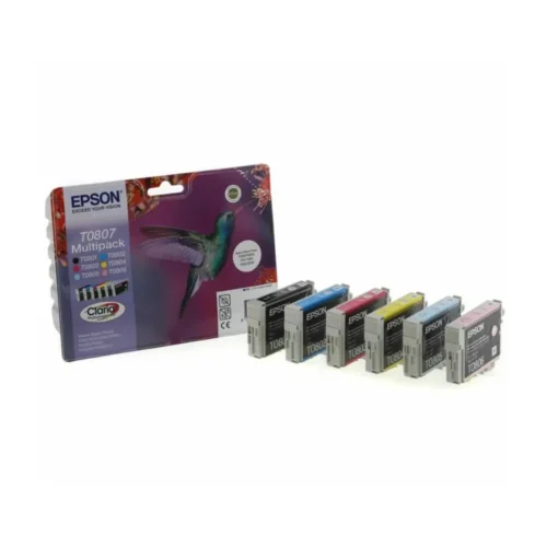 Epson T0807 Hummingbird Multipack Inktcartridges